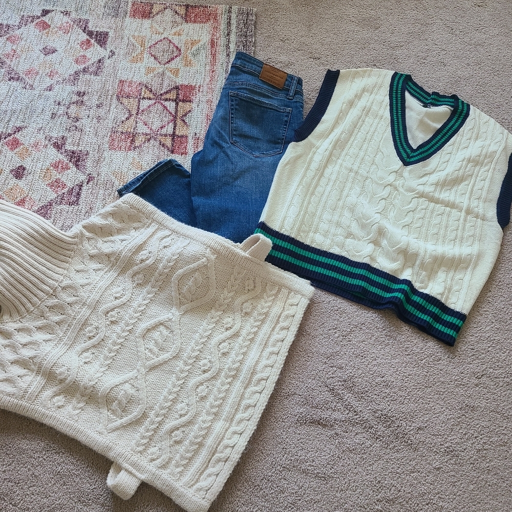 H&M, Wild Fable, Express Lucky jeans sweater